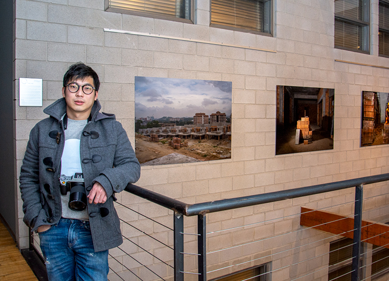 Shun Jie Yong ’18 at Art at 801 Gallery