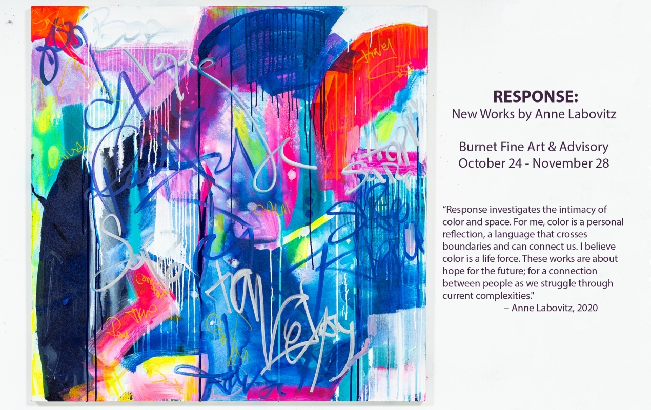 MFA Mentor Shoutout / Anne Labovitz / “Response” at Burnet Fine Art