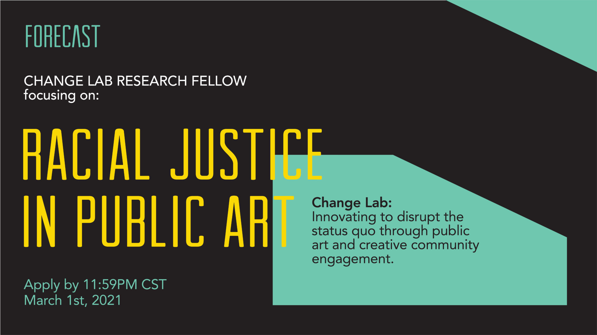 advertisement design for racial justice in public art