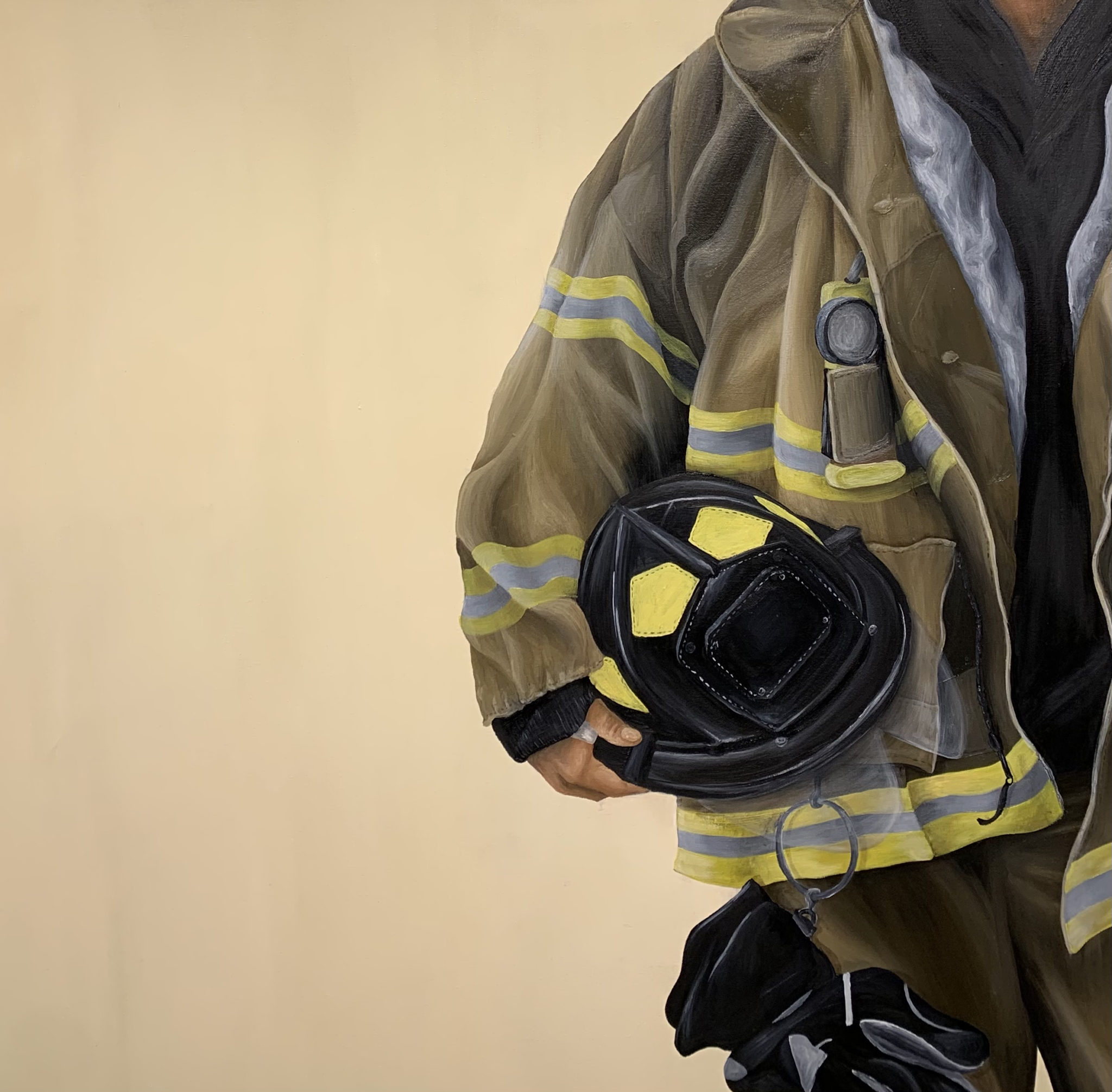 portrait of a fire fighter