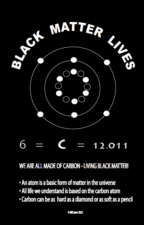 Bill Jeter, Carbon-12 BLM, 2022. Image courtesy of the artist.
