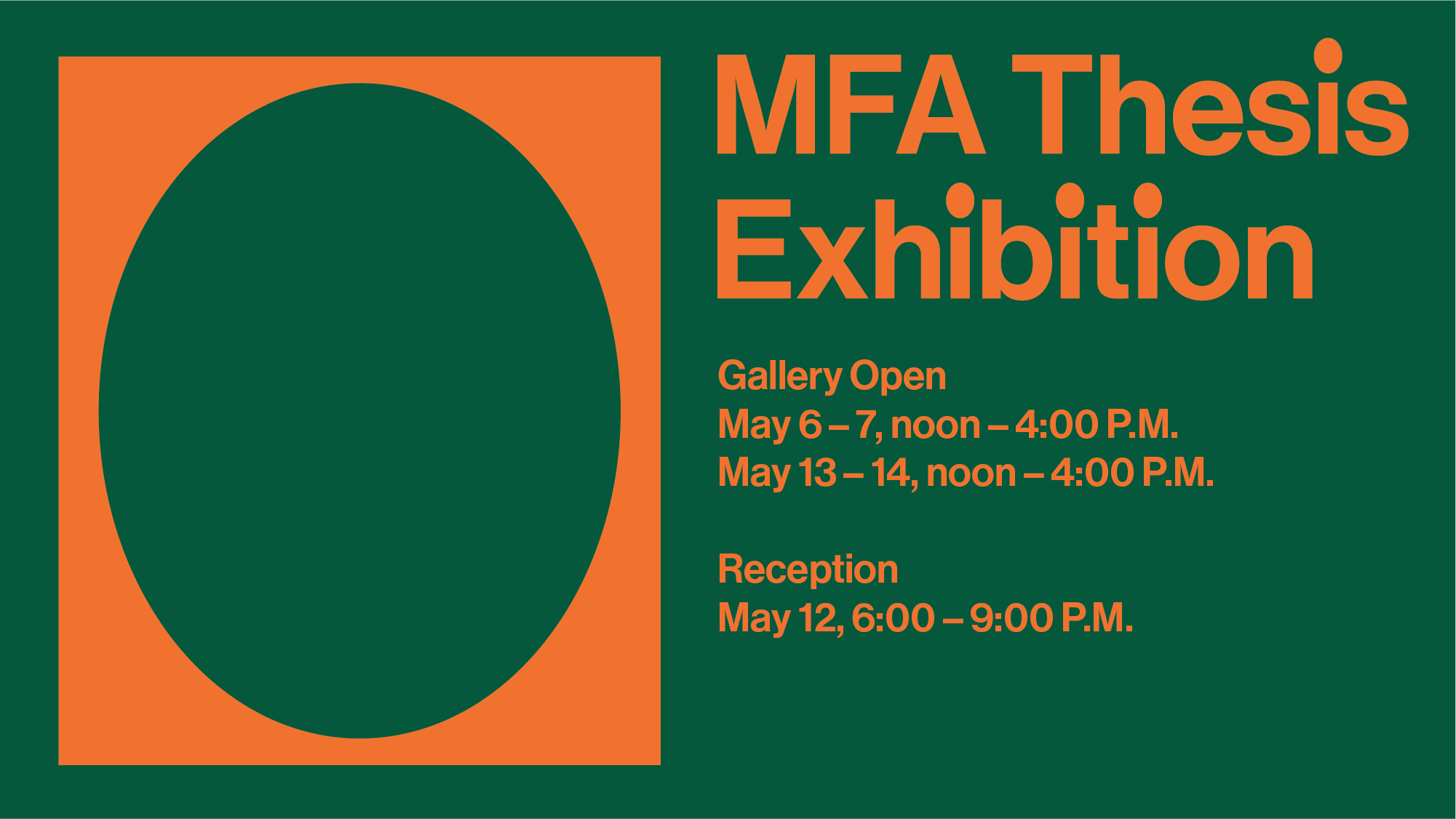 MFA ’23 Thesis Reception: Tomorrow!